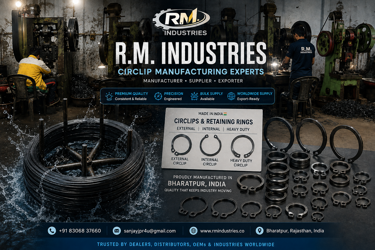 R.M. Industries Circlip Manufacturing